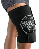 Pro Ice Knee Support with Flexible Ice Packs - Double Layer Icing for Knee Pain, Sprains, Swelling, and Knee Injuries