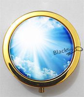 BlackKey Sunshine 3-Compartment Decorative Pocket Gift Box Case Organizer for Pill, Color 2 -1971