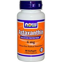 Now Foods Astaxanthin 4 mg - 90 Sgels 3 Pack