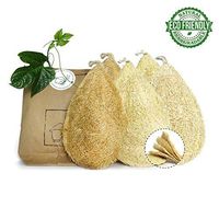 Natural Dish Sponge Pack 5 Vegetable Scrubber for Kitchen Loofah Plant Cellulose Scouring Pad Biodegradable Compostable Dishwashing Zero Waste Product Luffa Loofa Loufa Lufa (Dish Sponge Pack 5)