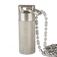 TISUR Mini Pill Cases,Titanium Keychain Pill Holder,Emergency Aspirin Holder,Compact Design (M- 1.78 x 0.61")