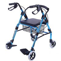 Rolling Walkers Walkers Armrest Rehabilitation Equipment Walking Stick Walking Frame Blue Walker Upright Walker 557585 cm Walker Folding Walker The Best Gift for The Elderly Rolling W