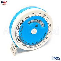 150cm Weight Loss Tool Retractable Tape BMI Body Mass Index Measure Tools (Blue)