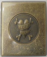 Eclipse BRONZE Cigarette case. Holds kings. Holds 20 cigarettes. 3102BP-3