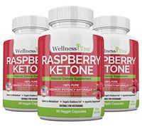 Raspberry Ketones Max Strength 1600mg - Natural Weight Management - Potent, Premium Ingredients Boost Energy & Metabolism (3 Pack)