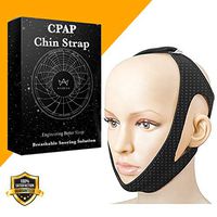 CPAP Anti-Snoring Chin Strap - Night Snore Stopper - Small to Medium Size - Sleep Solution Aid Device for Women Men Works for Bad Breath - Keeps Mouth Closed