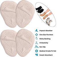 Metatarsal Pads Forefoot Foot Pads for Ball of Feet for High Heels for Women Ball of Foot Cushions for Heels Non Slip Gel-2 Pairs