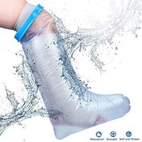 CHRUNONE Cast Waterproof Cover Leg, Cast Covers for Shower, Cast Cover Wound Barrier and Bandage Protector for Adult Leg, Reusable Waterproof Leg Cast Cover for Swimming (25 Inches)