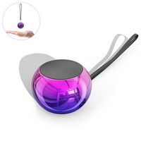 TWS Wireless Portable Small Bluetooth Speakers with 5W Big Sound, Wireless Stereo Pairing, Metal Enclosure, IP65 Splashproof, Minimalism Design, Nylon Lanyard for Echo Dot/Android/ipad/iPhone/Laptop