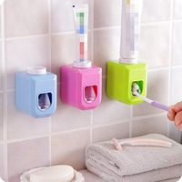 Automatic Toothpaste Dispenser Tooth Brush Toothpaste Holder Tooth Paste Tube Squeezer Dispenser Free Squeeze Out Bathroom Sets -