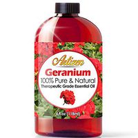 4oz - Artizen Geranium Essential Oil (100% Pure & Natural - UNDILUTED) Therapeutic Grade - Huge 4oz Bottle - Perfect for Aromatherapy
