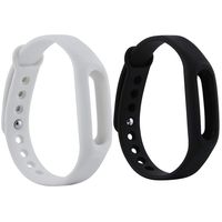 SmartHer Gotcha Wristband, Replacement Bands for Gotcha, Gotcha Accessories.Black&White.