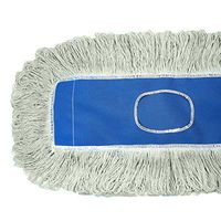 HUB City Industries 5x18H Slot Pocket Back Marathon Premium All Cotton Dust Mop, 5" x 18"