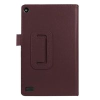 WensLTD Clearance! Premium Leather Case Stand Cover For Amazon Kindle Fire HD 7 2015 Tablet (Brown)