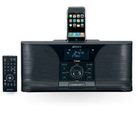 Jensen JIMS-525i Docking Digital HD Radio System/Alarm Clock for iPod (Black)