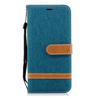 Huawei Y6 2018/Y6 Prime 2018 Case, Lomogo Leather Wallet Case with Kickstand Card Holder Shockproof Flip Case Cover for Huawei Y6 2018/Honor 7A - LOBFE12166 Green