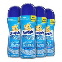 Snuggle Scent Shakes in-Wash Scent Booster Beads, Blue Sparkle, 13.7 Ounce (Pack of 4)