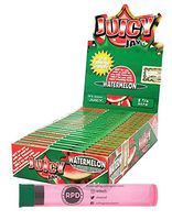 Juicy Jay's 1 1/4 Rolling Papers - Watermelon Flavored - 24 Packs (Full Box) with RPD Kewltube