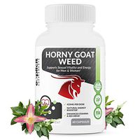 Horny Goat Weed with Maca, Saw Palmetto & More– Energy & Stamina for Men & Women, 60 Capsules