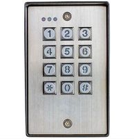 Seco-Larm SK-1123-SDQ Vandal Resistant Outdoor Access Control Keypad with Proximity Reader; 1,100 Users over 2 Outputs; Codes may be 4~8 digits