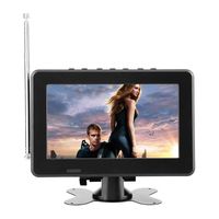 Eboxer 1080P ATSC Car Digital TV FM Radio Stereo High Sensitivity Digital TV Supports AV in/Out, FM Radio, SD & MMC Card and USB Devices.(7in)