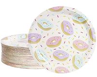 Donut Birthday Party Plates (9 in., 80 Pack)