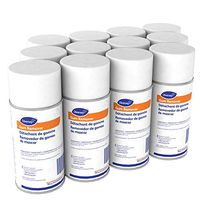 Diversey Gum and Wax Remover - Effective on the Removal of Gum, Candle Wax, and More from Carpets, Upholstery, and Hard Surfaces - 6.5 oz. Aerosol Can (12 Pack)