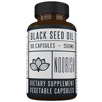Black Seed Oil Capsules - Cold Pressed Nigella Sativa (Non-GMO) - Black Cumin Seed Oil - 500 MG 90 Capsules
