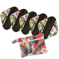 PeriodMate Cloth Menstrual Pads and Panti Liners (Rainbow Hearts, Small)