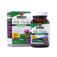 Nature's Answer Milk Thistle Capsules 60 Count - 80% Silymarin Seed Extract