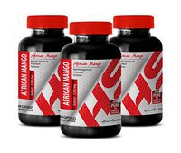 Weight Loss Natural Supplements - African Mango Extract 1200MG - African Mango Seed Extract Powder - 3 Bottles (180 Capsules)