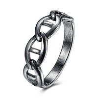 KopooaP Classical Antique Silver Band Rings Jewelry Birthday Gifts Presents Design for Women