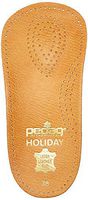 Pedag Holiday 2 Pair 34 Leather Orthotic Thin Semi-Rigid with Metatarsal Pad and Heel Cushion, Tan, 5.5 Ounce (US Women's 8, EU 38)