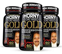 Ron Jeremy's Private Label Series - Horny Goat Weed Gold Professional Grade - 3 Bottles