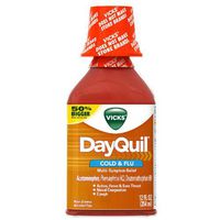 Vicks Dayquil Cold & Flu Multi-Symptom Relief Liquid 12 oz (Pack of 3)