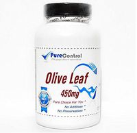 Olive Leaf 450mg // 200 Capsules // Pure // by PureControl Supplements