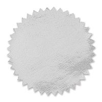 Silver Foil Embossed Scallop Edge Certificate Seals, 102 Pack