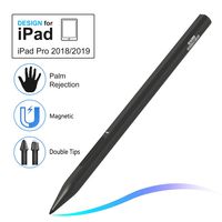 Stylus for iPad, KSW KINGDO Palm Rejection Rechargeable Stylus for iPad Pro (3rd Gen,11 Inch and 12.9 Inch), iPad (6th Gen,10.2-Inch), iPad Air (3rd Gen) and iPad Mini (5th Gen)