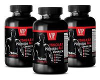 Pills for Men Sex Drive - TONGKAT ALI Premium Complex 760MG - Horny Goat Weed Extract with maca - 3 Bottle (180 Tablets)
