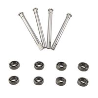 Sdoveb 8PCS Bearing 4PCS Metal Shaft for Hubsan X4 H502S H502E H502T H507A H216A RC Quadcopter Drone (Silver)