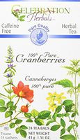 CELEBRATION HERBALS Cranberries Pure Quality 24, Count, Pack of 1