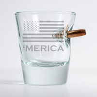 BenShot Original Bullet Shot Glass with 'merica