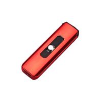 HuiKai Cigarettes Electric USB Battery Rechargeable Flameless Collectible Lighter (Red)