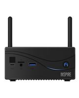 Inspire Fanless Barebone Intel Core i7-7500U Mini PC System (Dual-Core Kaby Lake) Small Customizable Desktop Computer with 4K HD Graphics, WiFi, Ethernet, Bluetooth and HDMI/Display/USB Port