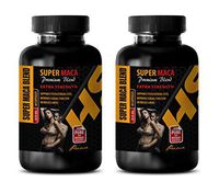 Testosterone Booster Extra Strength - Super MACA Premium Blend - Extra Strength - Horny Goat Weed and yohimbe - 2 Bottles 120 Capsules