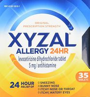 Xyzal Allergy 24 Hour 35 Tablets (Pack of 2)