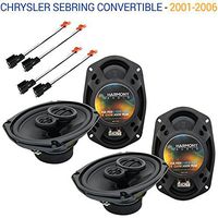 Compatible with Chrysler Sebring Convertible 2001-2006 OEM Speaker Upgrade Harmony Speakers New