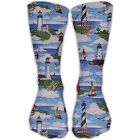 Klnsha7 Lighthouses Scene Big Sable Compression Socks For Wome And Men,