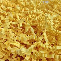 Black Cat Avenue 1/2 LB Canary Yellow Crinkle Cut Paper Shred Filler for Gift Wrap and Basket Filler
