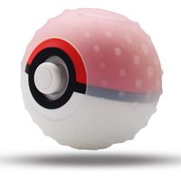 Grips Skin for Poke Ball Plus Controller Compatible for Nintendo Switch Pokemon Lets Go Pikachu Eevee Game Jazane Studded Cover Case Enhance Grips(White)